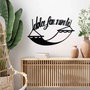 Wallity Dolce Far Niente 5 - Escultura de pared de metal negra